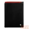Férfi Bőr Pénztárca N4-Rvt-6870 Black+Red