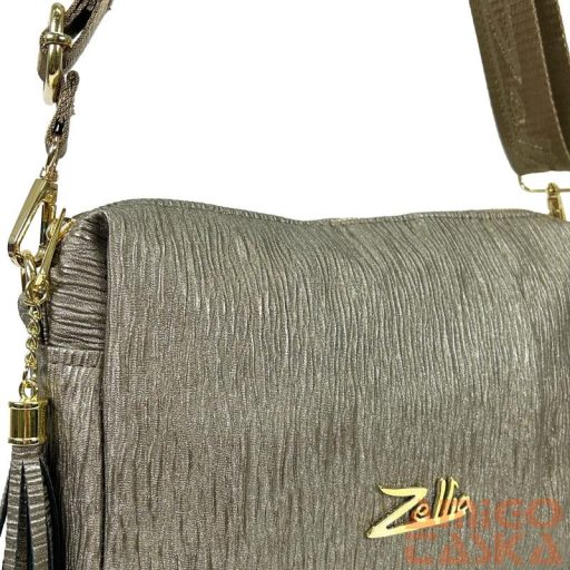 Zellia Női Oldaltáska Zlb210 Bronz  - Broove -