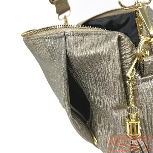 Zellia Női Oldaltáska Zlb210 Bronz  - Broove -