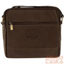 Férfi Bőr Oldaltáska 251L-Mh-3237 Brown