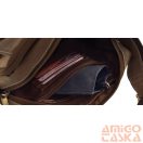 Férfi Bőr Oldaltáska 251L-Mh-3237 Brown