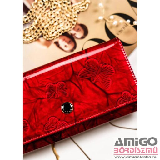Peterson Női Bőr Pénztárca Ptn 42106-Bfbc-8201 Red - Piros