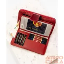 Peterson Női Bőr Pénztárca Ptn Bc-76116-0599 Red