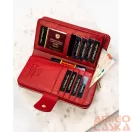 Peterson Női Bőr Pénztárca Ptn Bc-76116-0599 Red