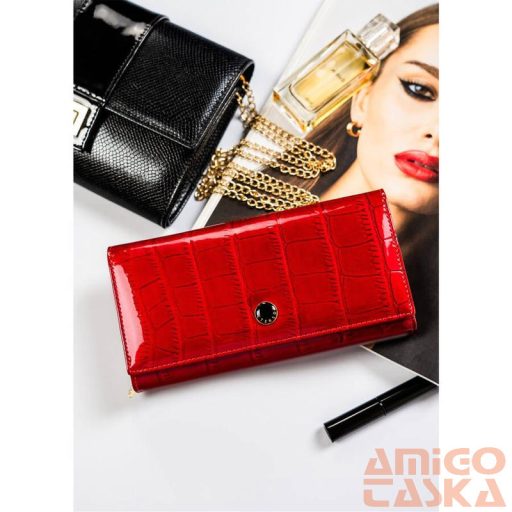 Peterson Női Bőr Pénztárca Ptn 42100-Cb-8799 Red