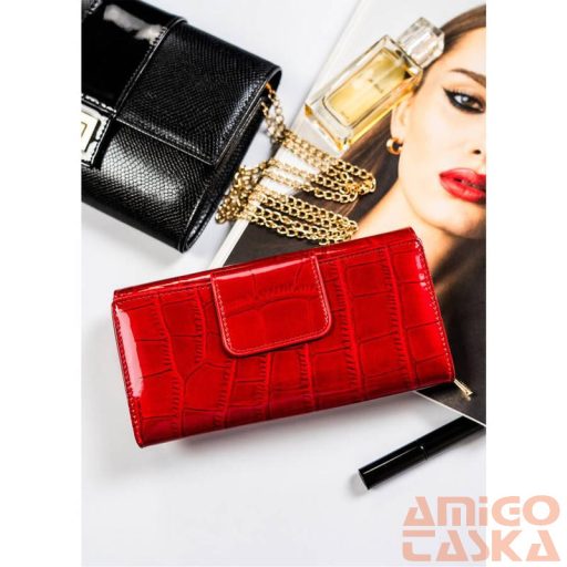 Peterson Női Bőr Pénztárca Ptn 42100-Cb-8799 Red