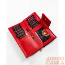 Peterson Női Bőr Pénztárca Ptn 42100-Cb-8799 Red