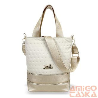 Zellia Női Válltáska/Kézitáska 21026 Beige-Arany - Ss -