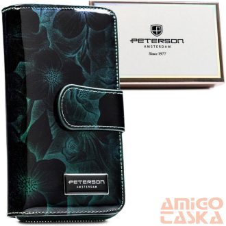   Peterson Női Bőr Pénztárca Ptn Ps116-Fds-1596 Green - Zöld
