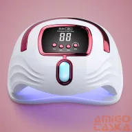   Nagy Teljesítményű, 268 W-Os Gél Uv Led-Es Körömlámpa - 57 Led-Del - Sun S5 - Pink