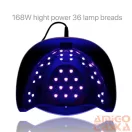 Nagy Teljesítményű, 168 W-Os Gél Uv Led-Es Körömlámpa - 36 Led-Del - Sun S6 - Arany