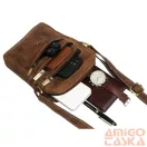 Peterson Férfi Bőr Oldaltáska Ptn 250-Nsh-4857 Tan