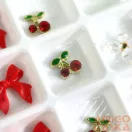 Körömdíszítő - 3D Körömdísz Készlet – G20269 Piros Masnik, Cseresznyék és Pillangók