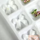 Körömdíszítő - 3D Körömdísz Készlet – G20269 Fehér Masnik, Rózsaarany Cseresznyék és Pillangók