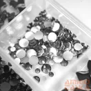 Körömdíszítő 3D Box - G20286 Fekete - Kristály És 3D Masni