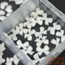 Körömdíszítő 3D Box - G20286 Fehér - Kristály És 3D Masni