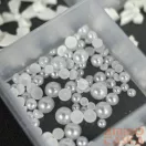 Körömdíszítő 3D Box - G20286 Fehér - Kristály És 3D Masni