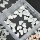 Körömdíszítő 3D Box - G20286 Fehér - Kristály És 3D Masni