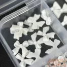 Körömdíszítő 3D Box - G20286 Fehér - Kristály És 3D Masni