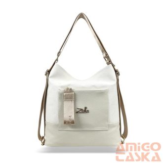   Zellia Női Válltáska/Hátizsáká Alakítható 19010 Holo Beige