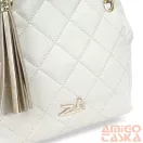 Zellia Női Válltáska 24015 Beige Matt - Steppelt -