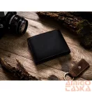 Peterson Férfi Bőr  Pénztárca Ptn 304.01 2-1-1 Black+Red