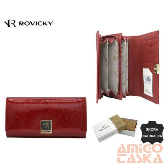 Női Bőr Pénztárca Rh-20A-1-Sh-8124 Red