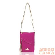   Zellia Női Oldaltáska 23012 Magenta Matt - Steppelt - Arany K.