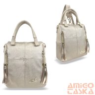 Zellia Női Hátizsák 24122 Beige-Arany - Diamond-Groove -