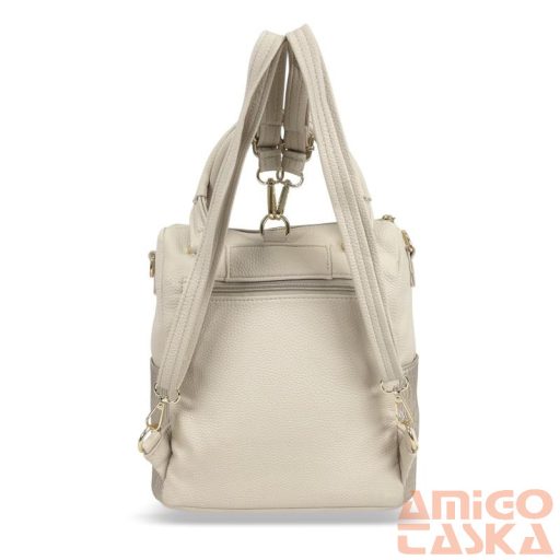 Zellia Női Hátizsák 24122 Beige-Arany - Diamond-Groove -