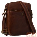 Peterson Férfi Bőr Oldaltáska PTN   720E-OPU-6880   Brown  - Sötét Barna