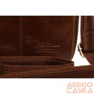 Peterson Férfi Bőr Oldaltáska PTN   720E-OPU-6880   Brown  - Sötét Barna