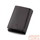 Peterson Férfi Bőr  Pénztárca Ptn 339.01 2-1-1 Black+Red