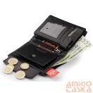 Peterson Férfi Bőr  Pénztárca Ptn 339.01 2-1-1 Black+Red