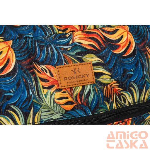 Rovicky Hátizsák | Kézipoggyász - Mintás - R-Pl-01-0439 S14 - 40 X 25 X 20 Cm - Csillámnos