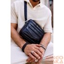 Rovicky Férfi Bőr Oldaltáska R-13204-M-3877 Black - Fekete