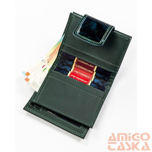 Peterson Női Bőr Pénztárca Ptn Ps329-Fds-1879 Green - Zöld