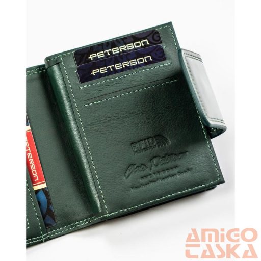 Peterson Női Bőr Pénztárca Ptn Ps329-Fds-1879 Green - Zöld