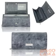   Jennifer Jones Női Pénztárca 1109-7 Szürke - Nagy Méret - Cipzáros Aprótartóval