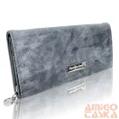 Jennifer Jones Női Pénztárca 1109-7 Szürke - Nagy Méret - Cipzáros Aprótartóval