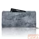 Jennifer Jones Női Pénztárca 1109-7 Szürke - Nagy Méret - Cipzáros Aprótartóval