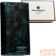   Peterson Női Bőr Pénztárca Ptn Ps1431-Fds-1718 Green - Zöld