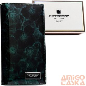   Peterson Női Bőr Pénztárca Ptn Ps1431-Fds-1718 Green - Zöld
