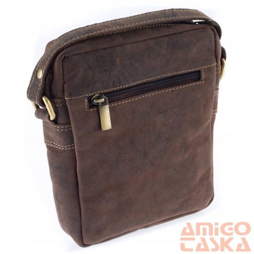 Férfi Bőr Oldaltáska 250-Mh-6388 Brown