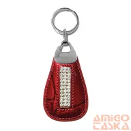 Bőr Kulcstartó Brelok-Cry-Cb-3807 Red