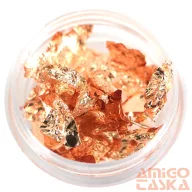 Körömdíszítő - Füst Fólia Rosegold