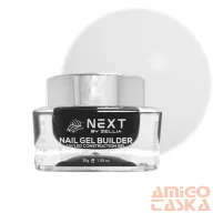   Next By Zellia Gel Builder / Epítő Zselé 30G - Hema / Tpo Free - Zgb-002 - Milky White