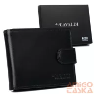 Férfi Bőr Pénztárca 0002L-P-Bs-Rfid-9327 Black