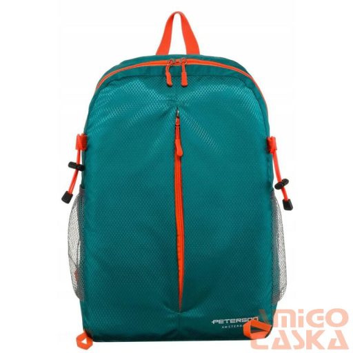 Peterson túra hátizsák ptn 23006-6656 green/orange - zöld - vízlepergetős -