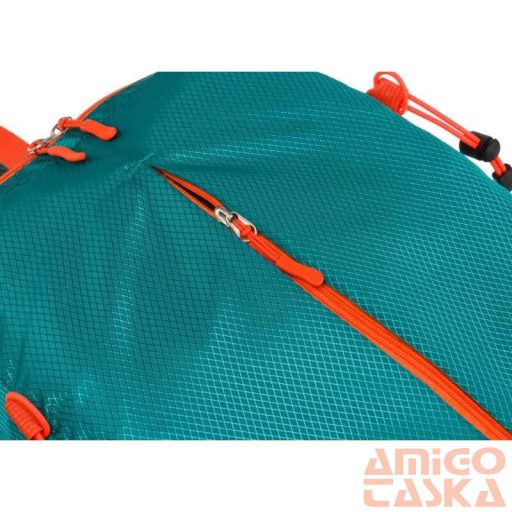 Peterson túra hátizsák ptn 23006-6656 green/orange - zöld - vízlepergetős -